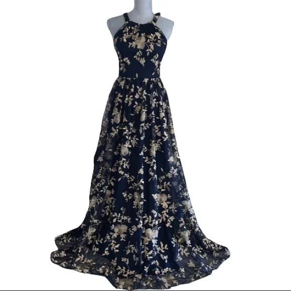 Bhldn Dresses | Bhldn Antonia Dress Nwot | Color: Blue/Gold | Size: 2 | Wanderercollect's Closet Bhldn Dresses | Bhldn Antonia Dress Nwot | Color: Blue/Gold | Size: 2 | Wanderercollect's Closet